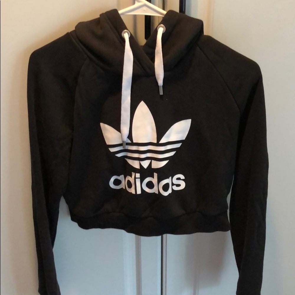 Adidas cropped hoodie